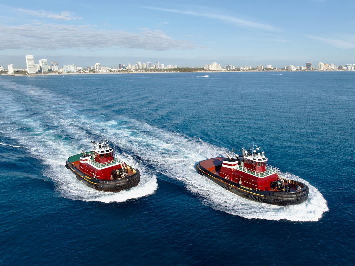 The Eileen and Tate McAllister in Port Everglades.